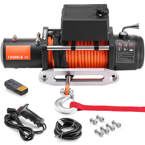 Treuil électrique 13500lbs - treuil,
